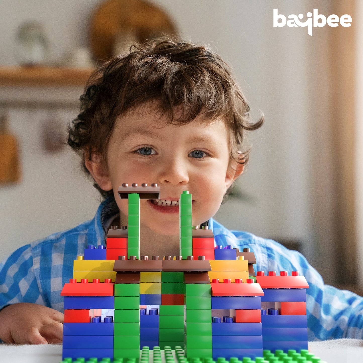 Baybee 500pcs Box of Building Blocks for Kids Educational & Learning Toy for Kids Baybee