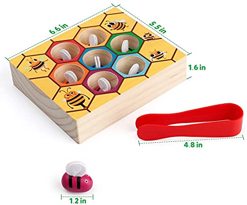 Baybee Wooden Bee Instect Catching Sorting Puzzle for Kids BAYBEE