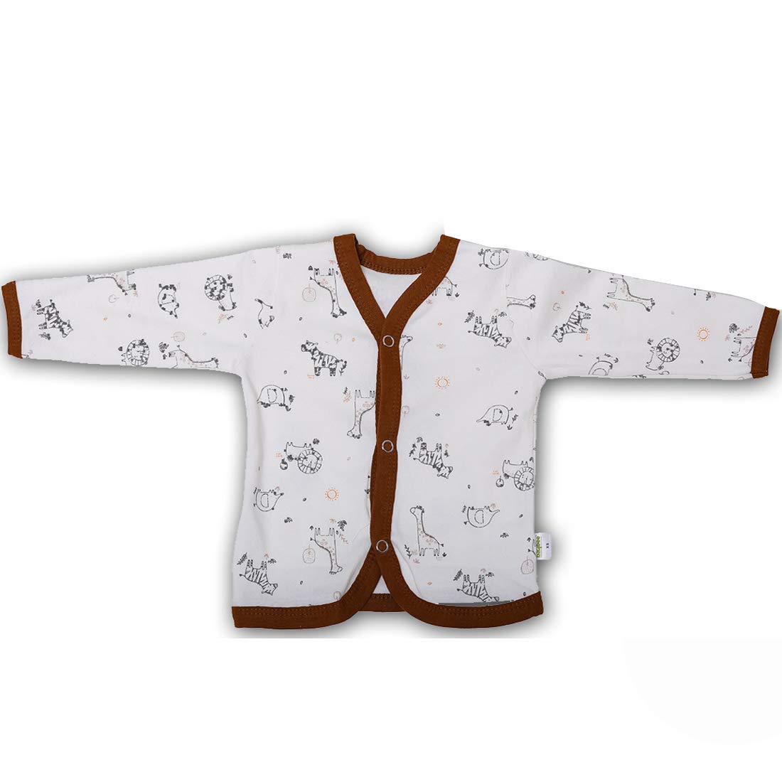 Baybee Pack of 6 Cotton Baby Unisex Regular Fit Clothing Set -Baby Top Jablas 0-3 Months BAYBEE