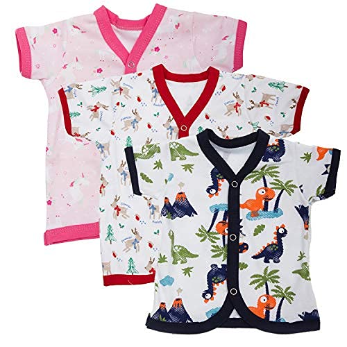Products Baybee Pack of 6 Cotton Baby Unisex Regular Fit Clothing Set Baby Top Jablas 9-12 Months