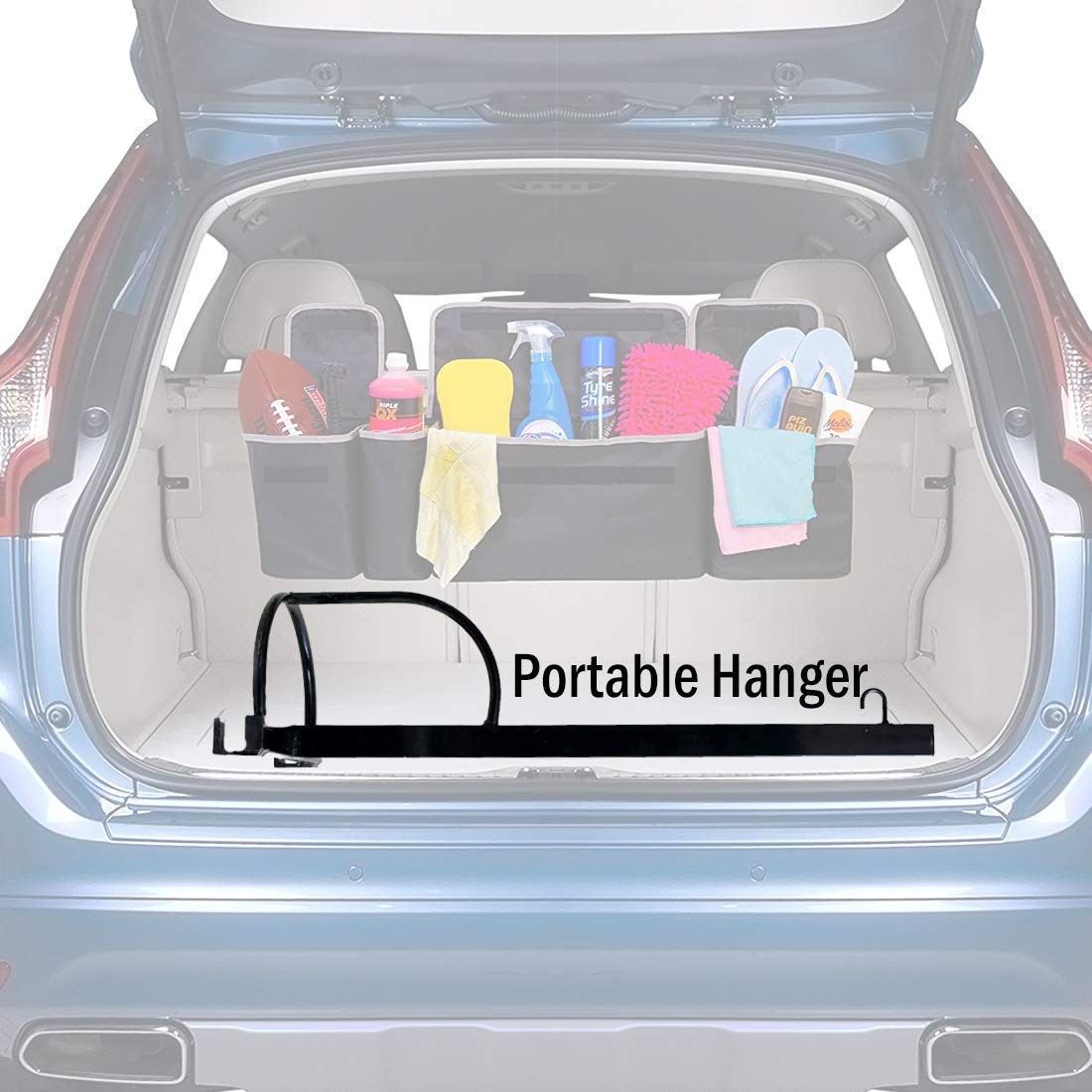 BAYBEE Baby Cradle Metal Hanger for Newborn Babies (76 x 26 x 8 cm) - Black BAYBEE