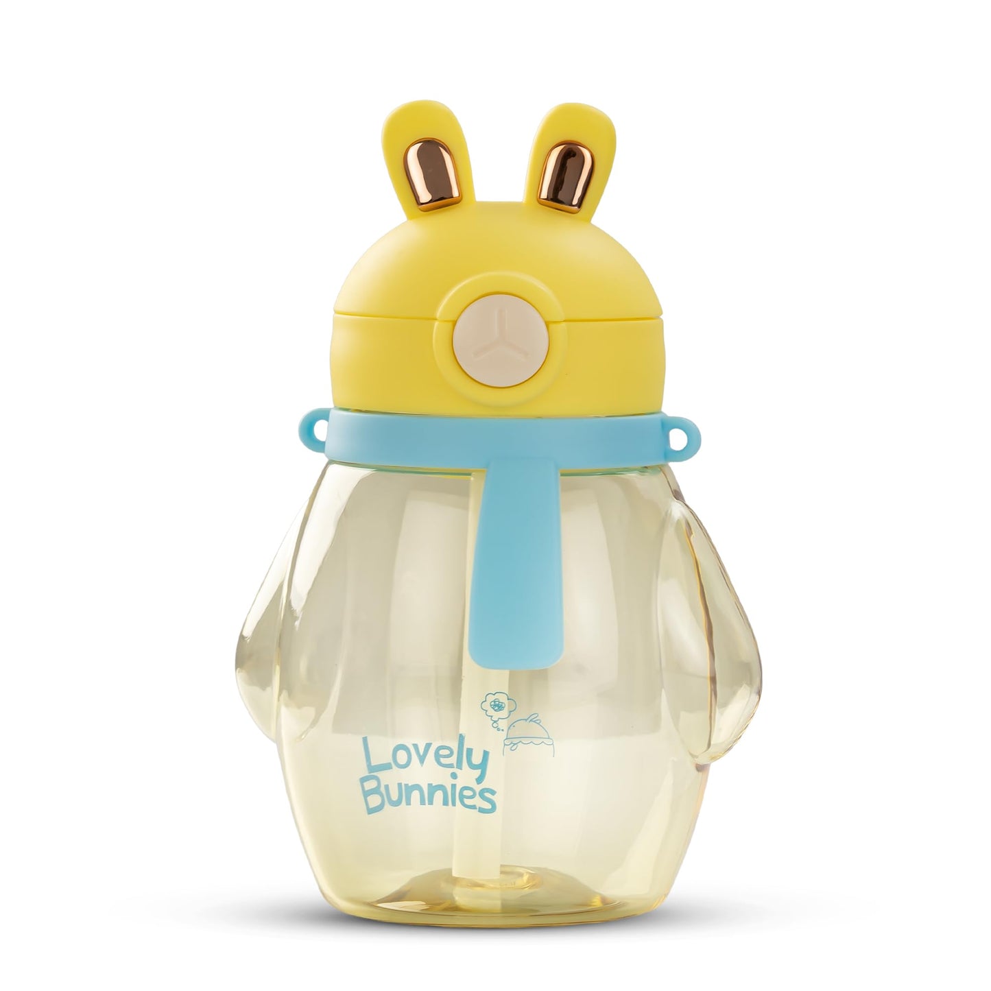 Baybee Drinking Water Bottle for School Kids with Adjustable Strap & Carry Handle (600ml) BAYBEE