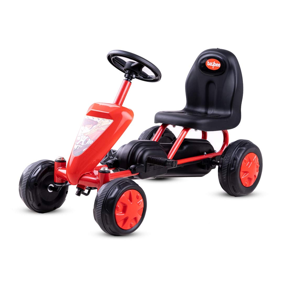 Baybee Mini Cruiser Pedal Go Kart Racing Ride On Toy Car For Baby With –  Baybee India