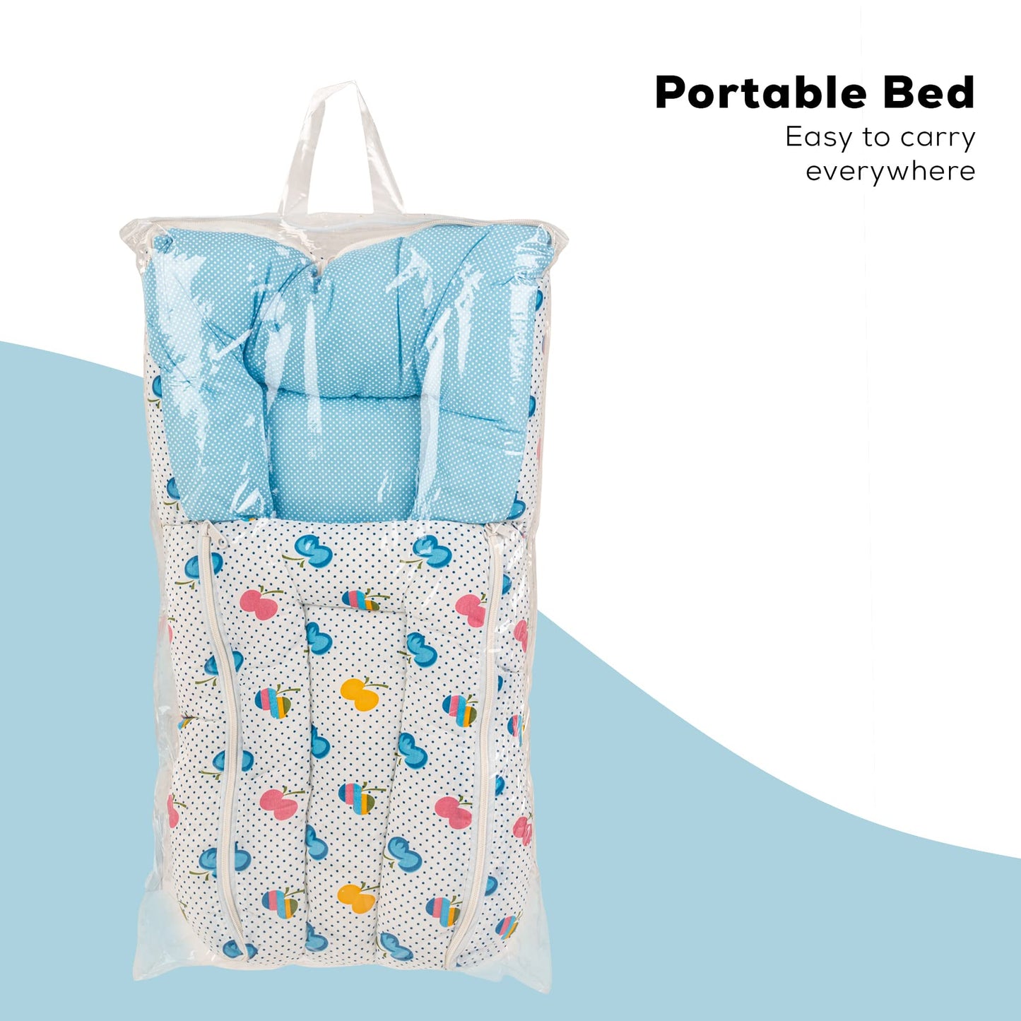 BAYBEE Baby Cotton Printed Sleeping Cum Carry Bag for New Born BAYBEE