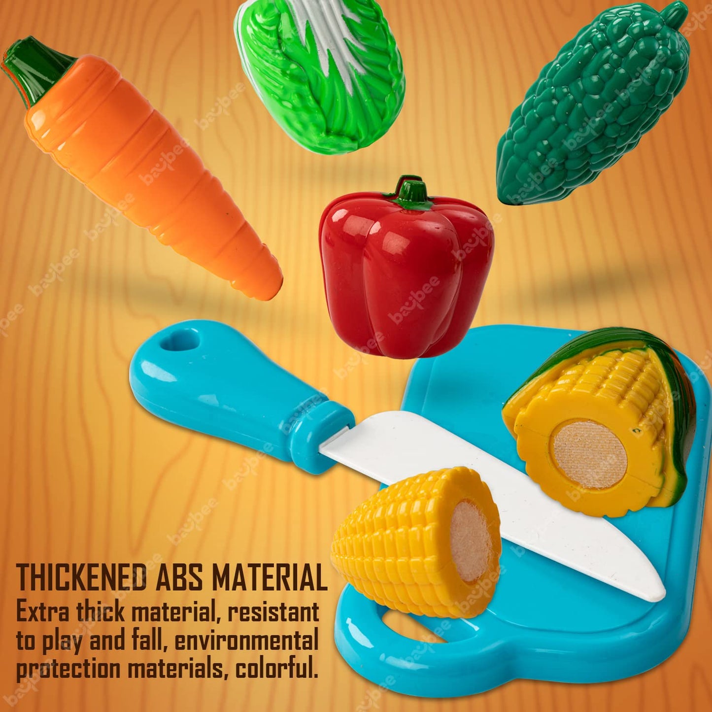 Baybee Vegetables Cutting Toys Playset Kitchen BAYBEE