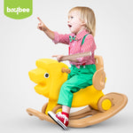 Baybee 2 in 1 Baby Horse Push Ride on Car with Rocker for Kids | Push Ride on Toy with Handle & Safety Guardrail, Baby Car Rocking Chair for Kids | Indoor Outdoor Play for 1 to 3 Year Boy Girl (Lion)