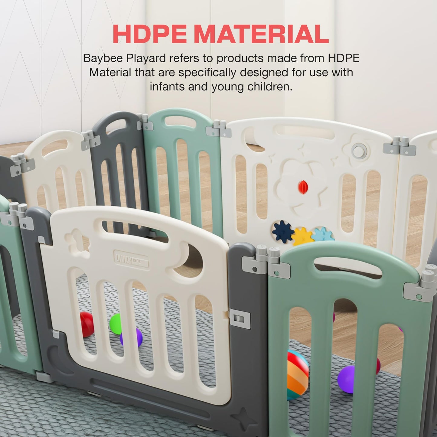 Baybee Totscape Kids Playpen for Babies Baby Play Area Indoor Setup BAYBEE