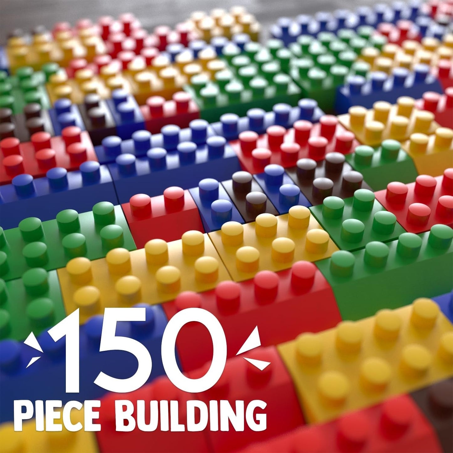 BAYBEE 150 Pcs Bricks Building Blocks for Kids - Fun & Educational Construction Toy BAYBEE