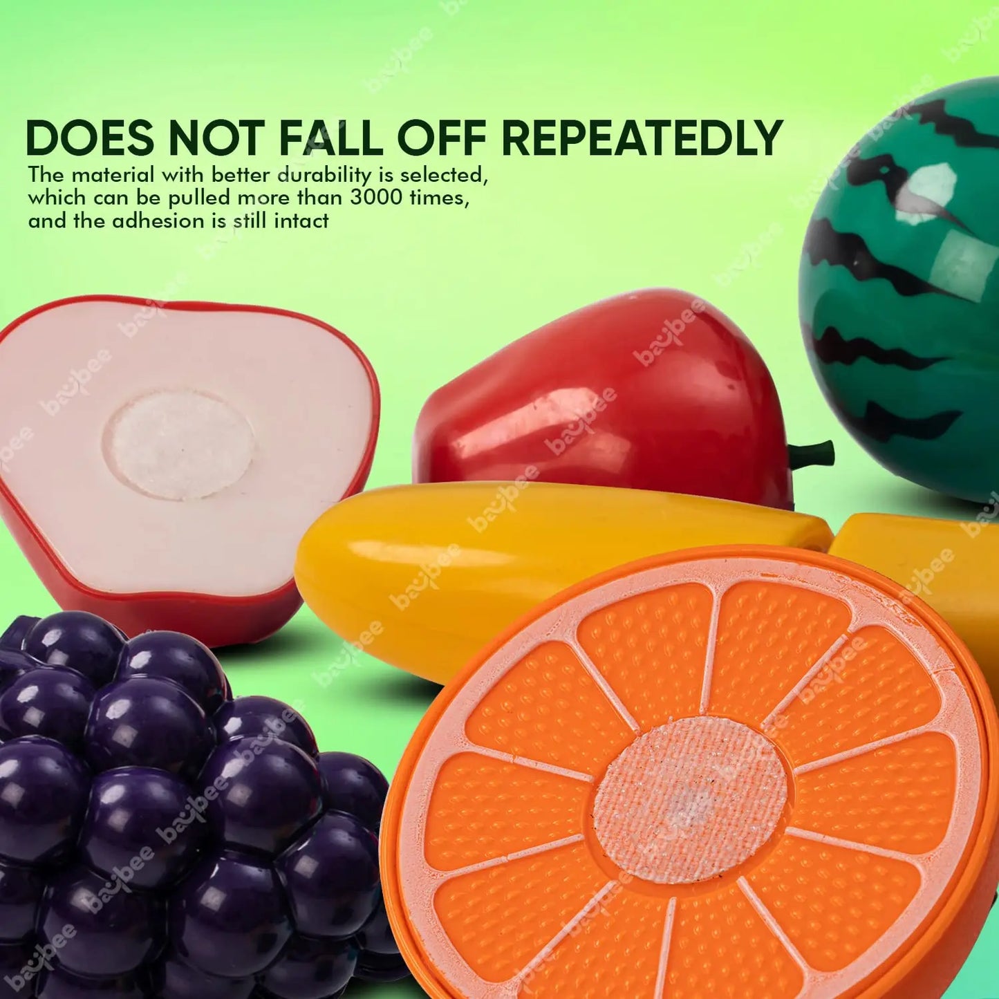 BAYBEE Fruit Toys Set For Kids 5Pcs Realistic Sliceable Fruits Cutting Play Toy Fruits For Kids Toys BAYBEE