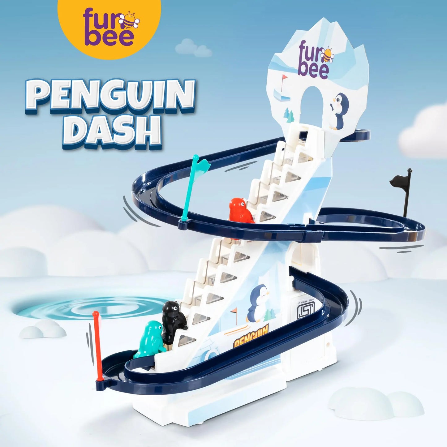 Baybee Funbee 3 Pcs Large Baby Penguin Glider Slider Toys for Kids BAYBEE