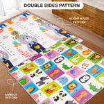 Baybee Baby Double Sided Play Mat Foldable Crawling Mat Size W-180cm X H-200 cm - Assorted Themes