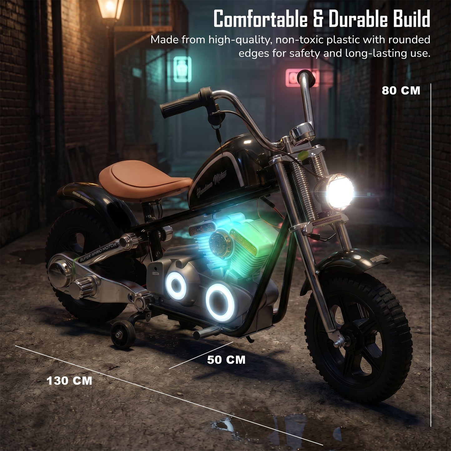 Baybee ChopperX Baby Battery Operated Bike for Kids