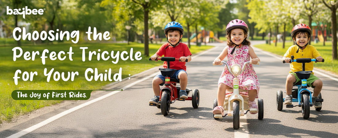 Choosing-the-Perfect-Tricycle-for-Your-Child-The-Joy-of-First-Rides. Baybee India