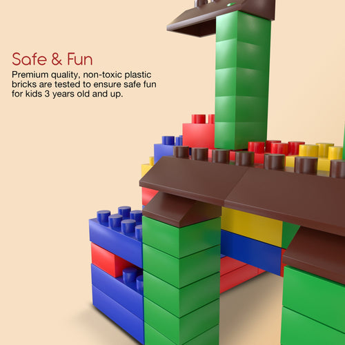 BAYBEE 1000pcs Box of Building Blocks for Kids | Educational & Learning Toy for Kids Baybee