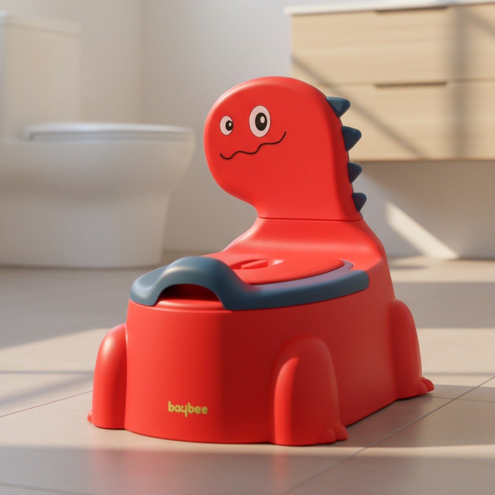 Baybee Dino Western Toilet Potty Seat for Kids, Baby Potty Training Plastic Seat Chair