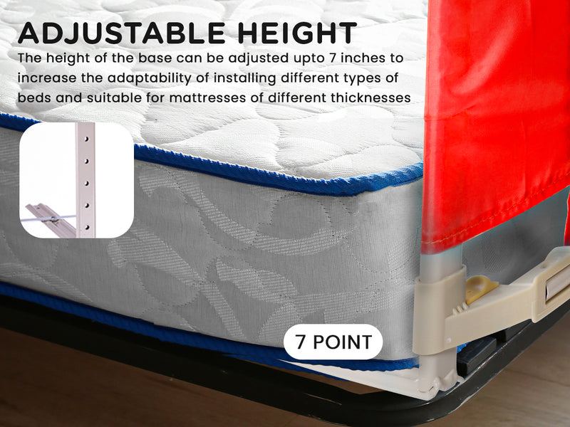 BAYBEE Baby Bed Rails Guard Kids Safety (Pack of 2 (150x63 cm)) — slide 2