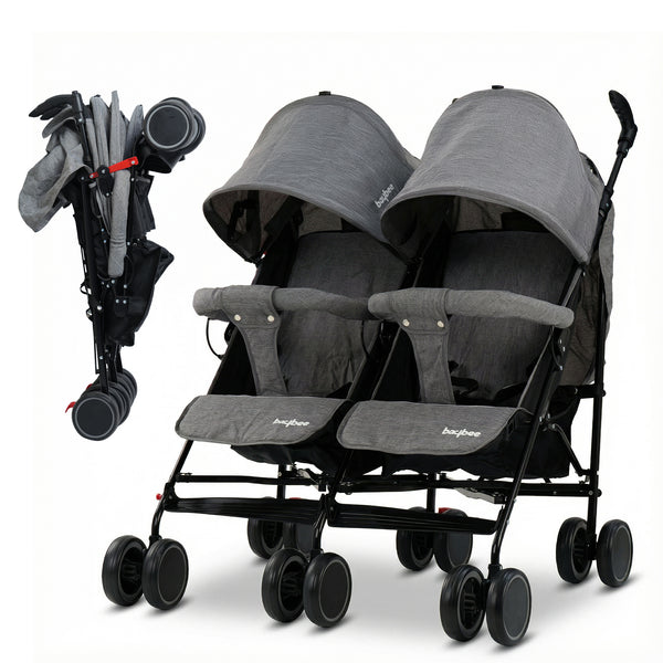 Baybee 2-in-1 Twin Baby Stroller for 0-3 Years Lightweight Foldable Pram