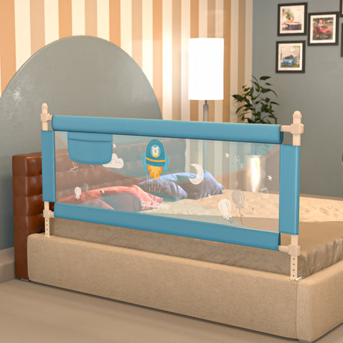 Rails For Baby Safety Fence For Bed One Hand Operation Seamless