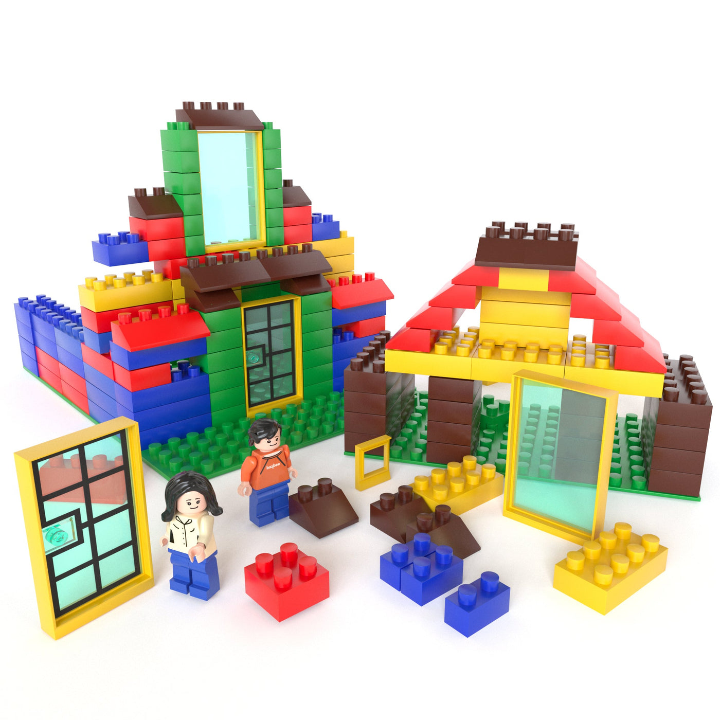 Purchase Now Town of Stacking House Creative Stacking Blocks for