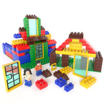 BAYBEE 3 in 1 Town of Stacking House DIY Plastic Building Blocks Toys for Kids (240 Pcs)