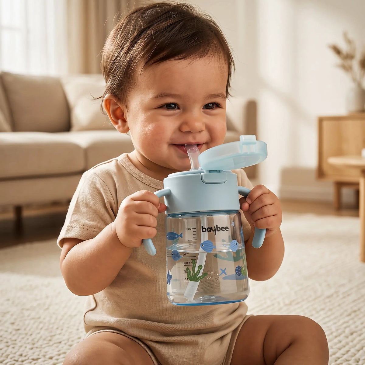 Blue Baybee baby sippy cup
