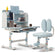 Baybee Kids Study Table & Chair Set for Height Adjustable Ergonomic Desk with Book Holder BAYBEE