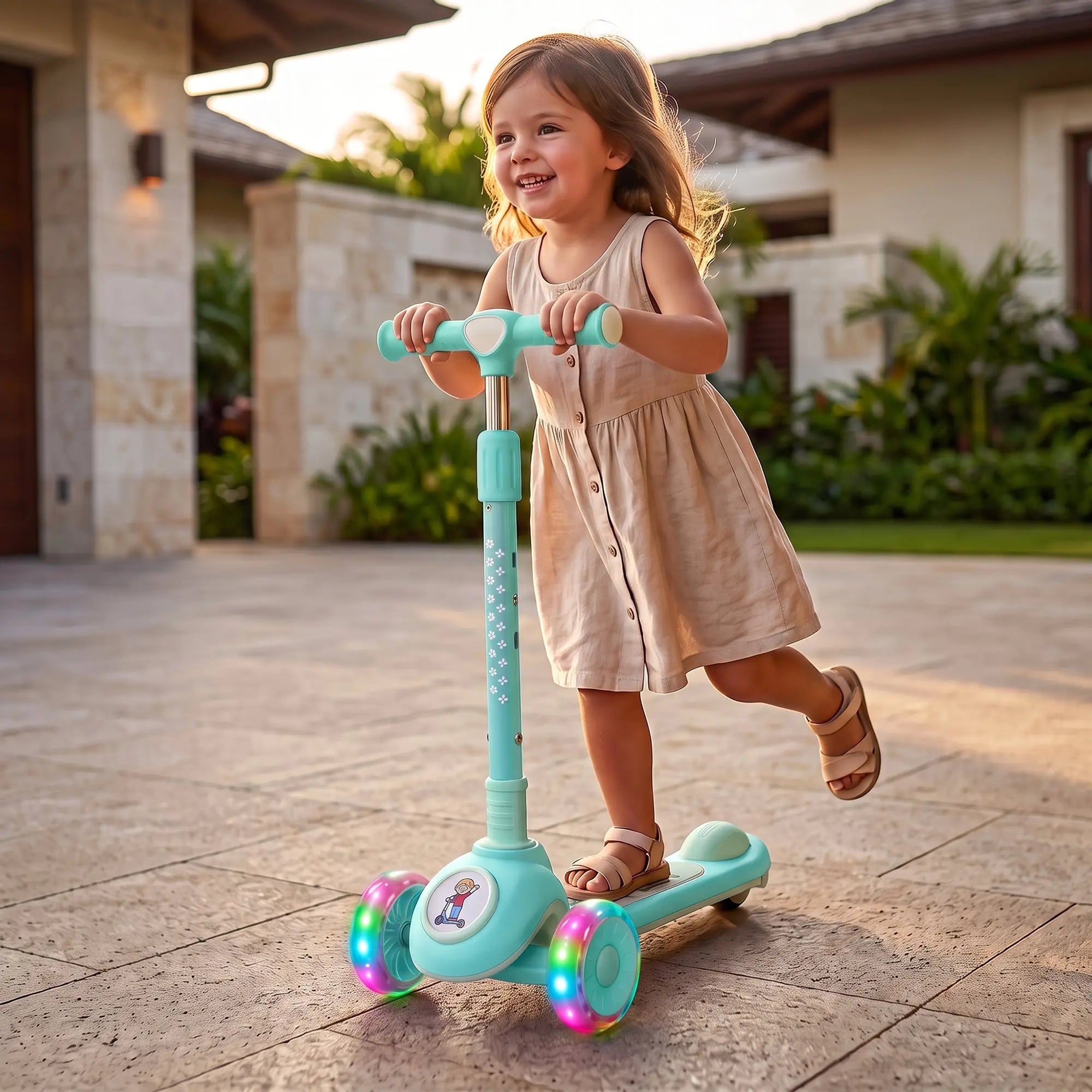 Baybee Rydelle 3 Wheel Kick Scooter for Kids