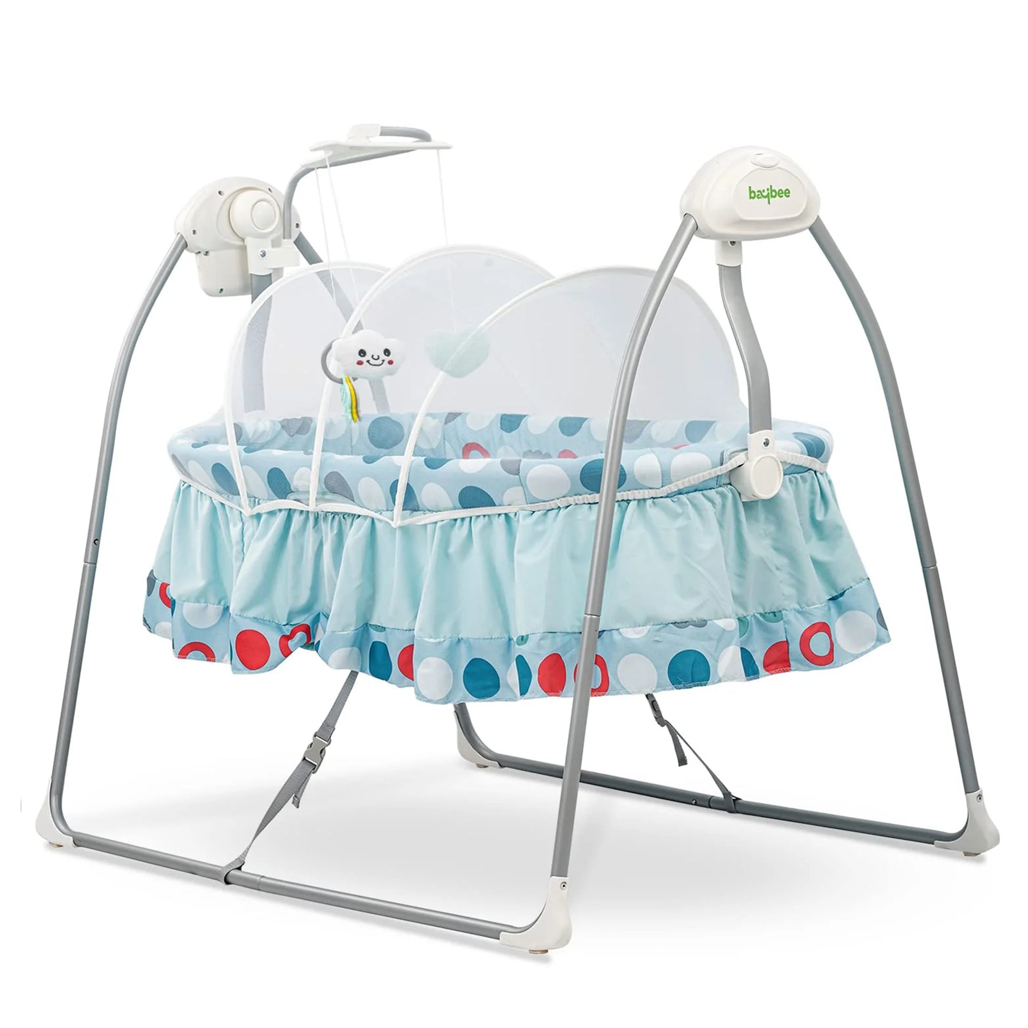 Baybee Wanda Electric Cradle for Baby with Mosquito Net