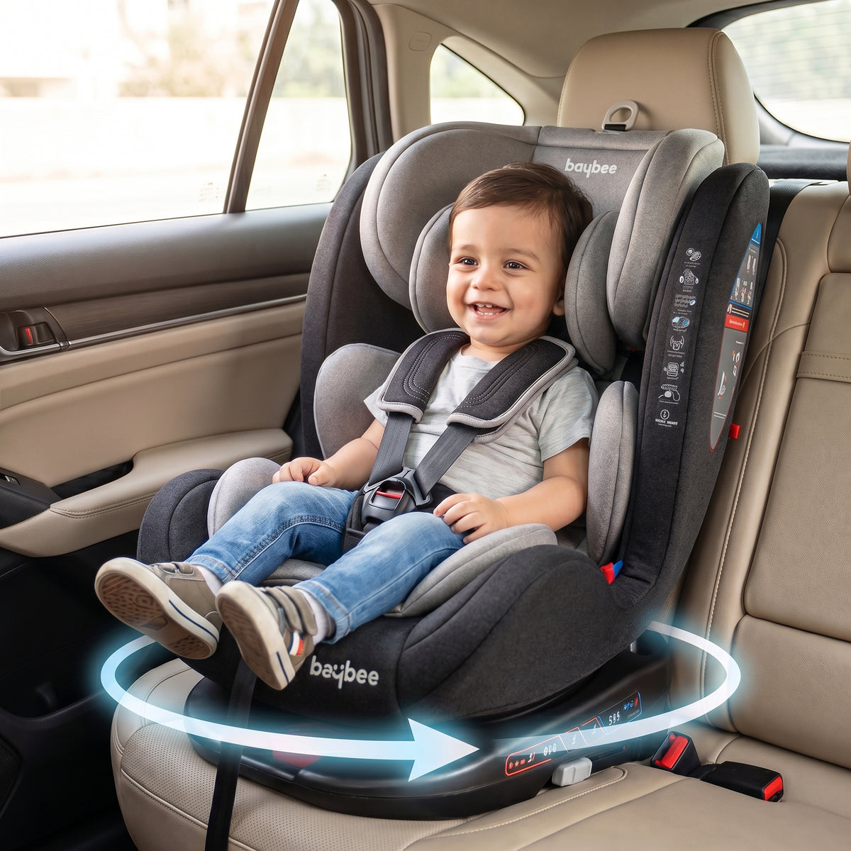 Baybee Convertible Car Seat with Isofix for Baby