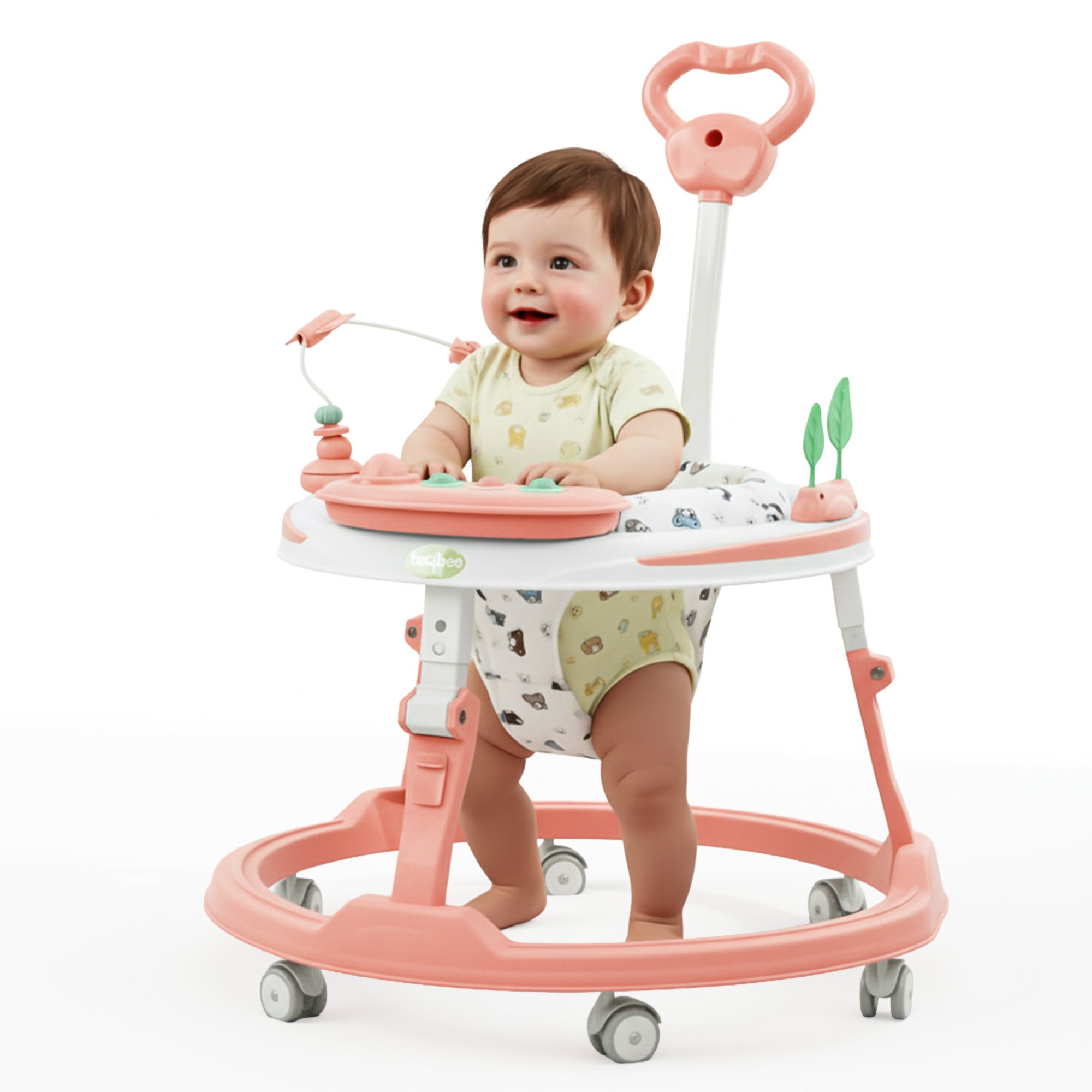 Baybee Breezy 2-in-1 Convertible Baby Walker for 6-18 Months with Rocking Mode