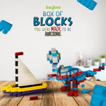 BAYBEE 500pcs Box of Building Blocks for Kids | Educational & Learning Toy for Kids