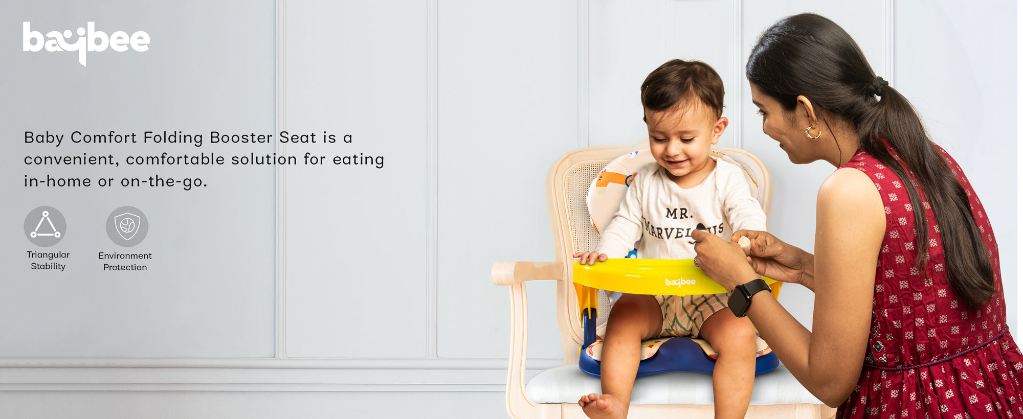Baybee Buzzyseat TinyThrone Portable Booster Chair for Baby — slide 1