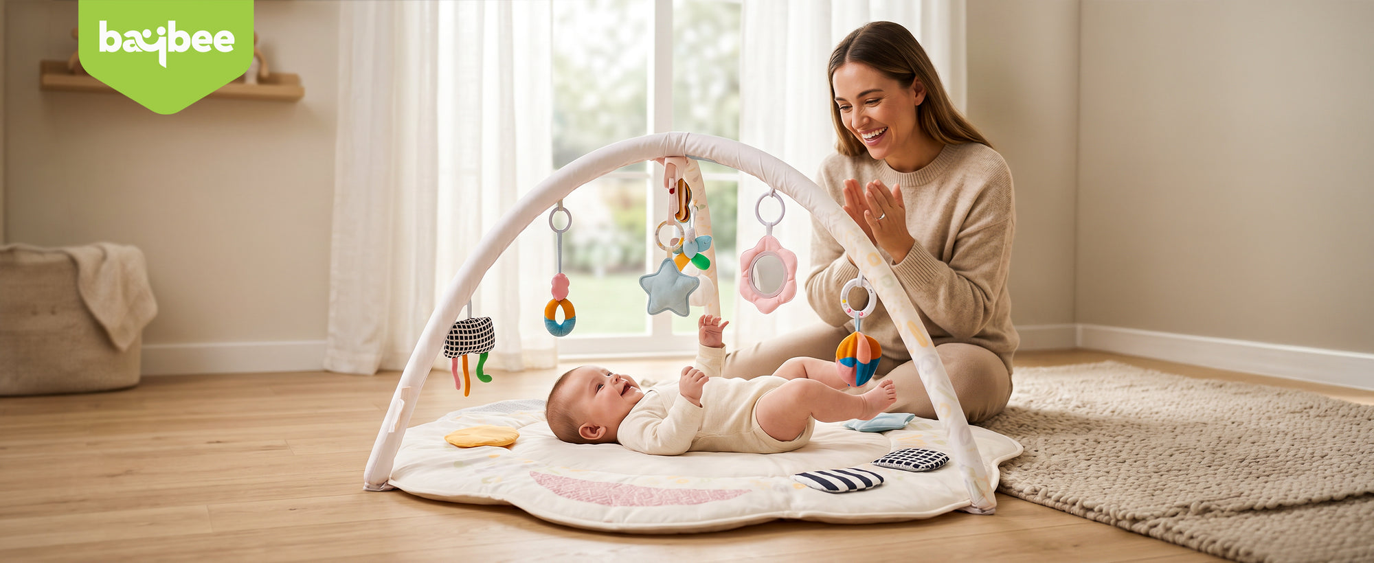 Baybee 2 in 1 Premium Baby Play Gym & Activity Mat for Babies — slide 1