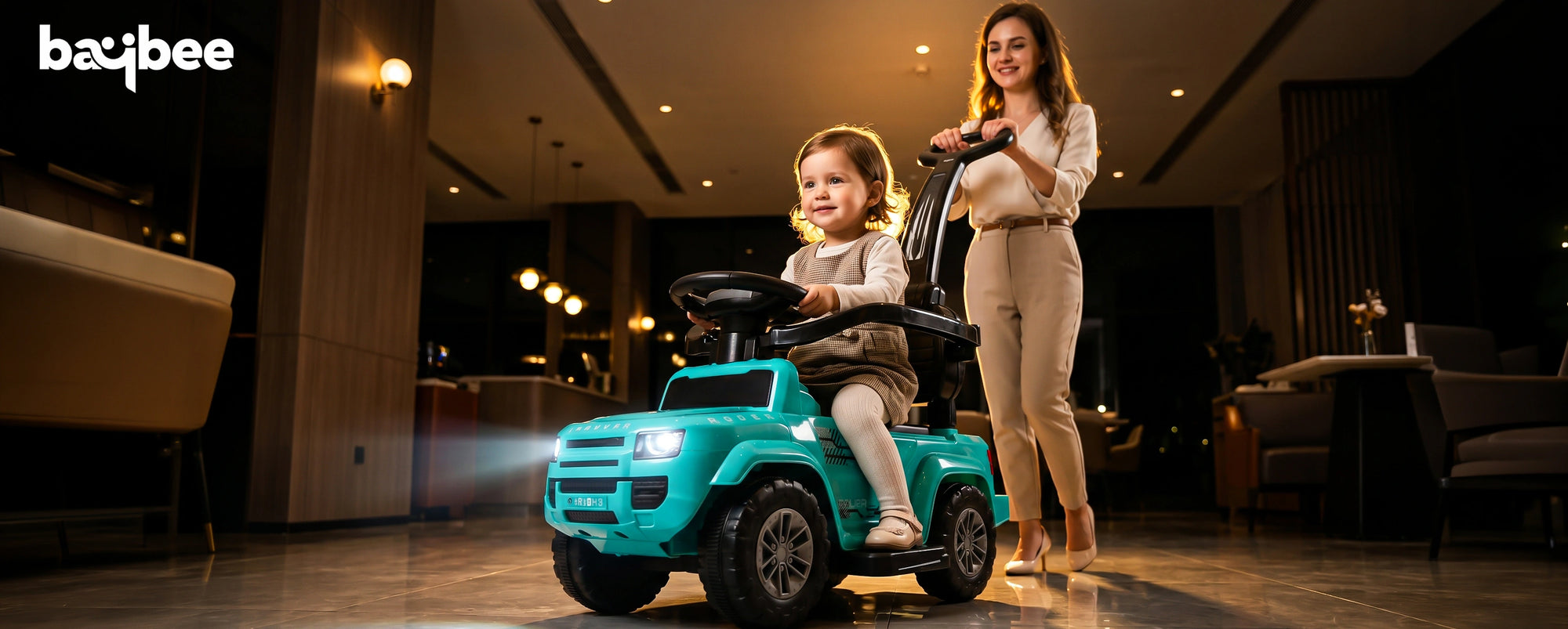 Baybee Rover Baby Ride on Car for Kids Push Rideons Toys Car — slide 1
