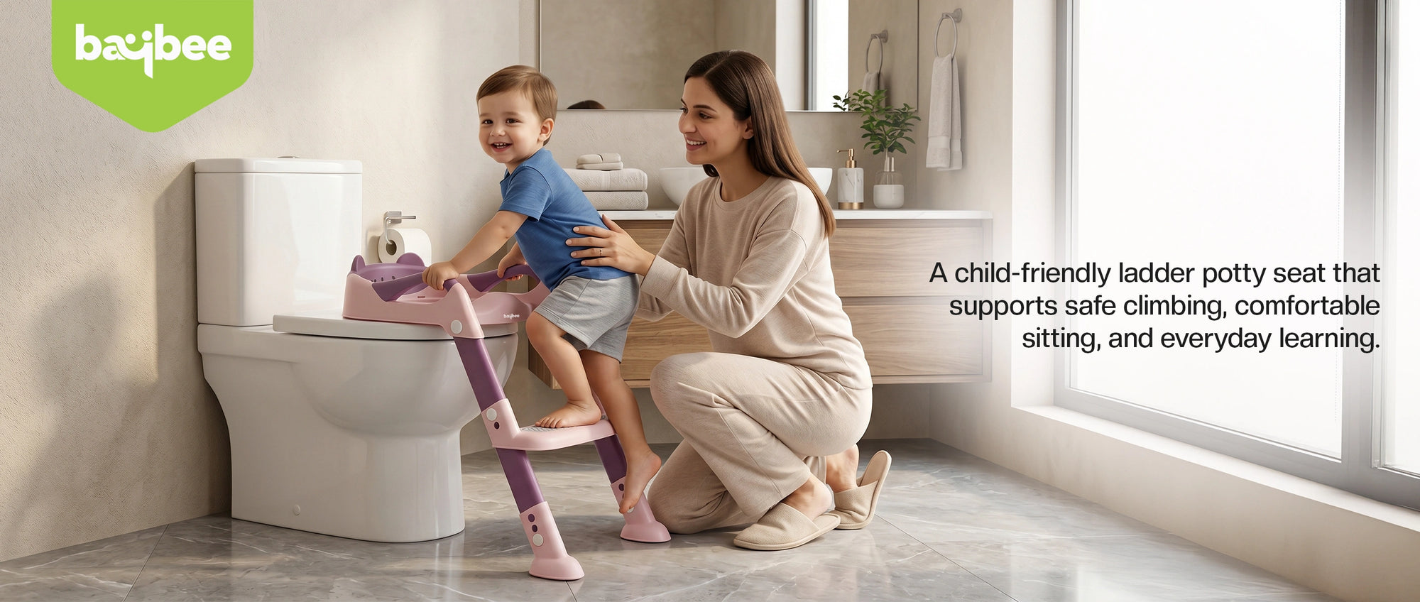 Baybee Aura Pro Baby Ladder Potty Training Seat for Kids — slide 1