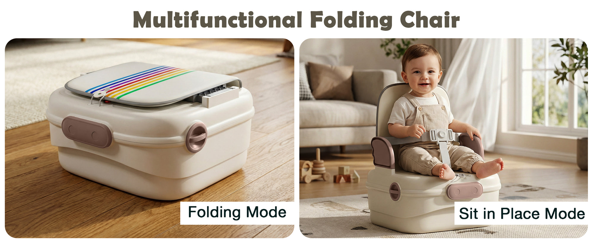 Baybee Liftzy Portable Booster Chair for Kids, Travel-Friendly — slide 1