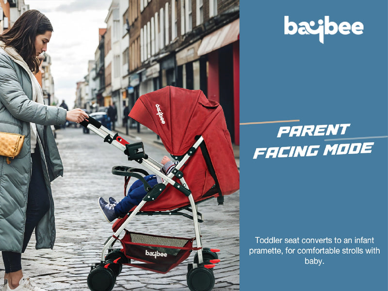 Baybee Aurevo Convertible Infant Baby Pram Stroller for Newborn Babies with 3-Position — slide 2
