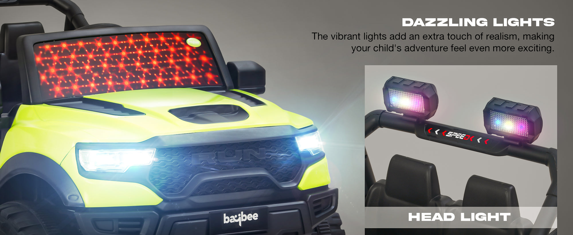 Baybee Run 2X2 Kids Battery Operated Jeep for Kids — slide 1