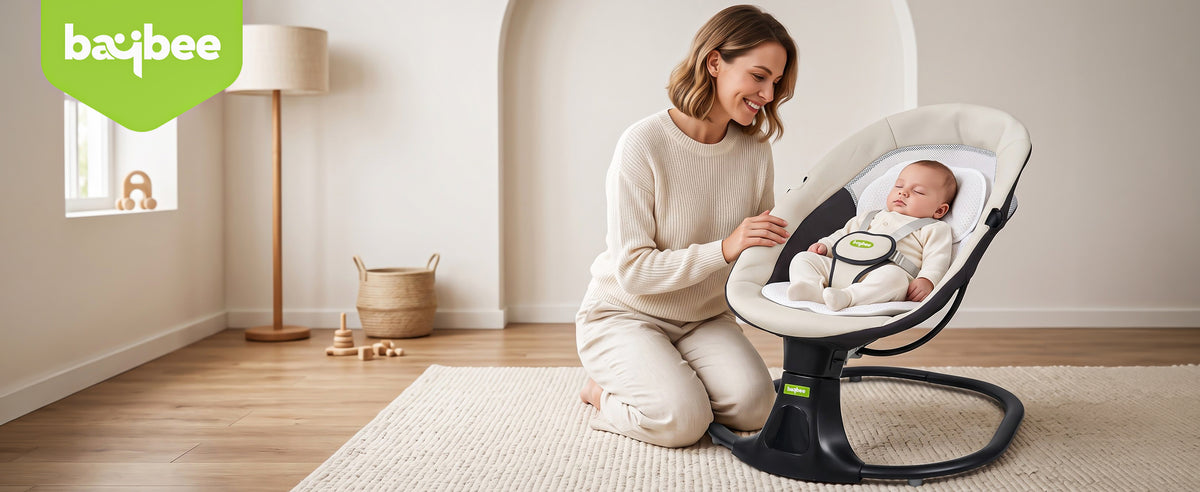 Baybee Automatic Baby Swing Cradle with Removable Padded — slide 1