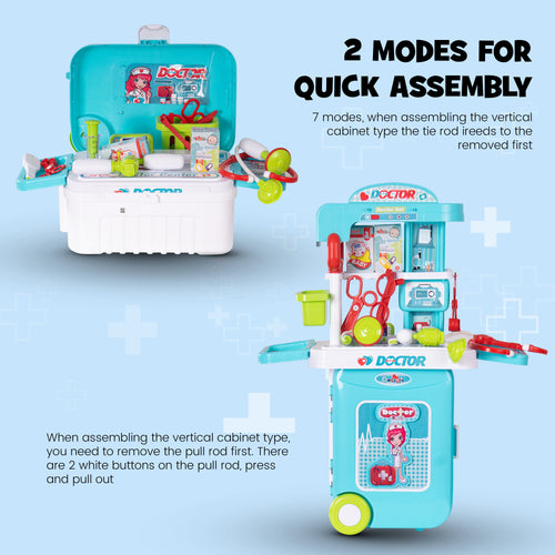 Baybee Doctor Play Set with Suitcase & Portable Pretend Play,Little Doctor Set Toys for Kids BAYBEE