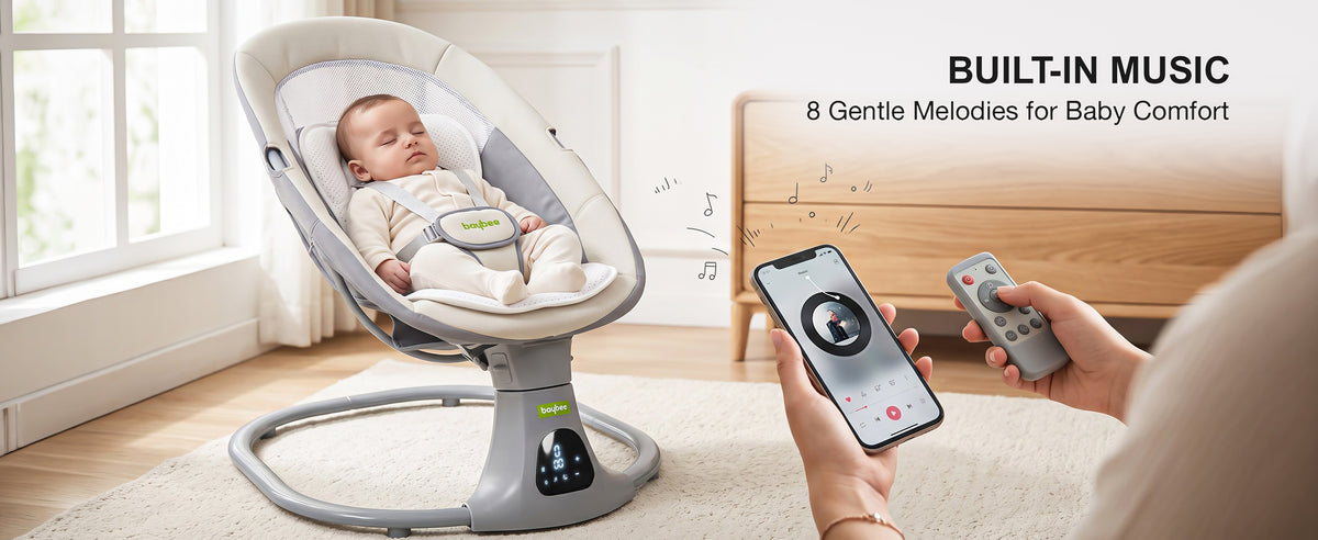 Baybee Automatic Baby Swing Cradle with Removable Padded — slide 2