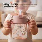 Orange baby water bottle