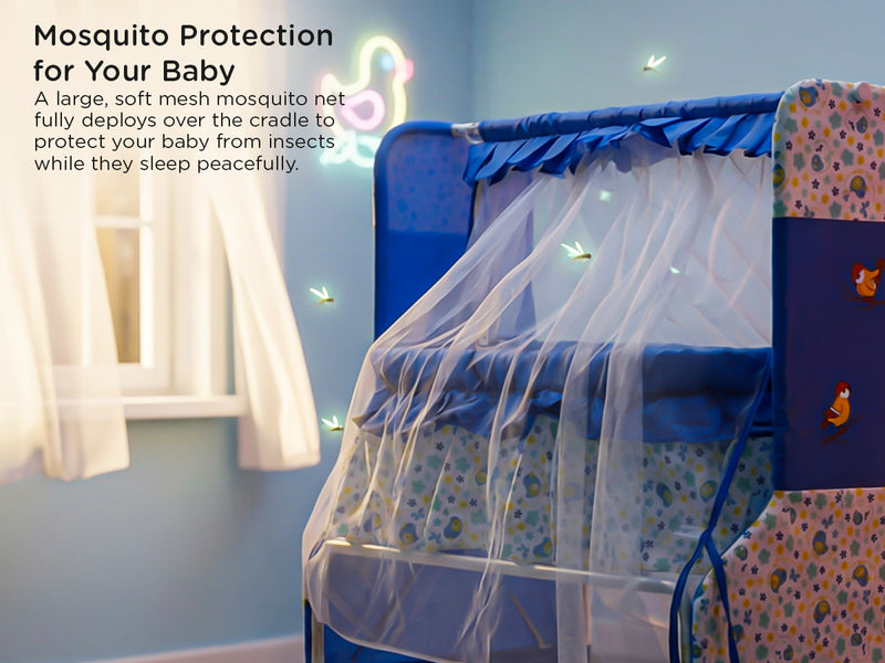 Baybee Baby Swing Cradle for Newborn Babies with Mosquito Net, Infant Jhula, Palna for Kids — slide 2