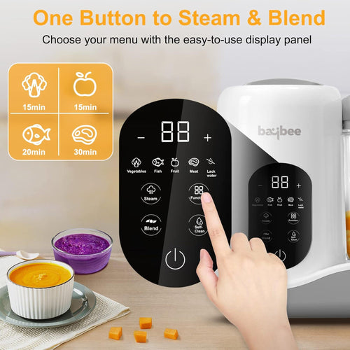Baybee Blenzy 5-in-1 Electric Baby Food Processor for Baby Food Maker with Steamer, Chopper & Grinder BAYBEE