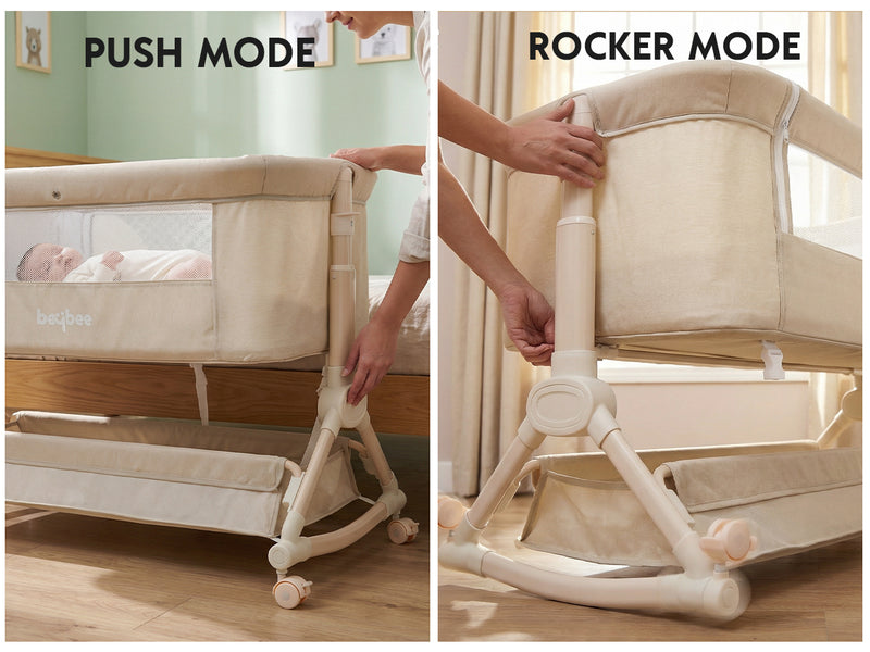 Baybee Bedside Crib for Baby with Rocking Mode — slide 2