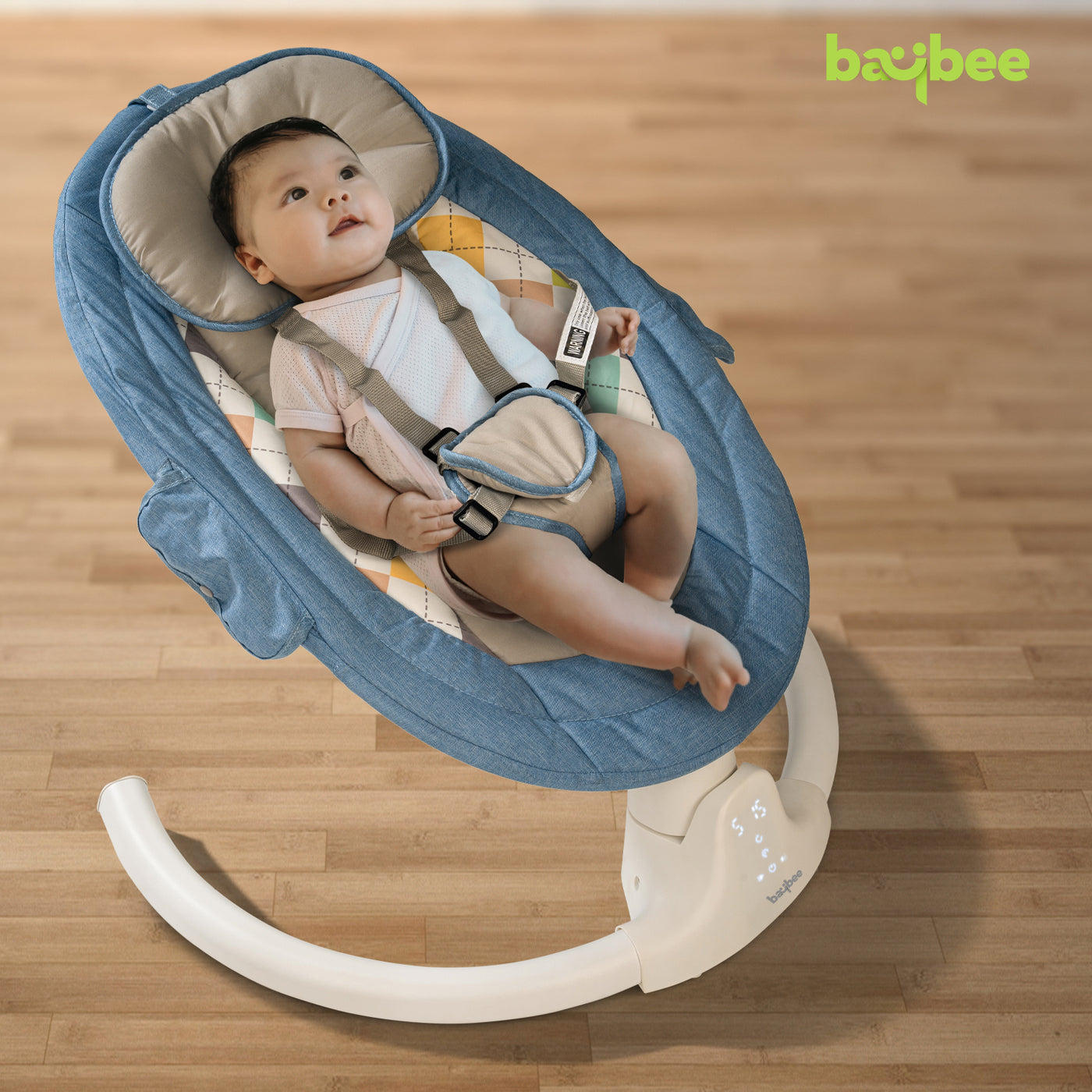 Electric Rocking Chair Baby Swing Chair Portable Baby Rocker With Bluetooth  Music Newborn Cradle Bed Baby Bassinet For 0-3 Y