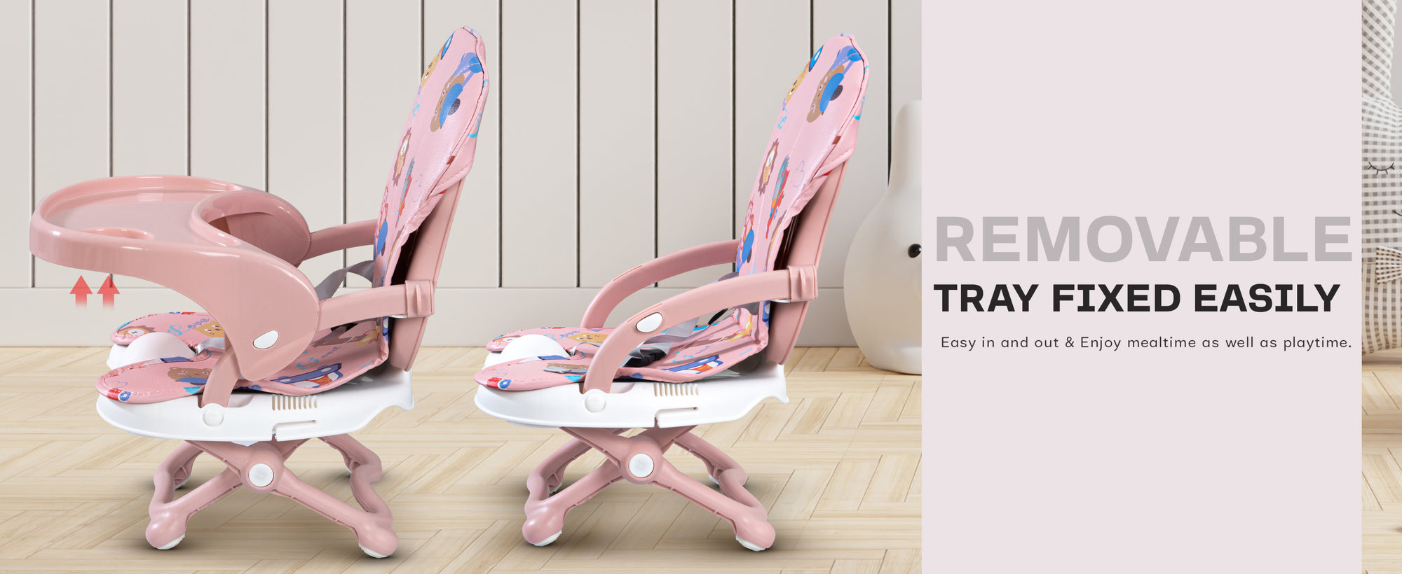 Baybee Buzzyseat TinyThrone Portable Booster Chair for Baby — slide 2