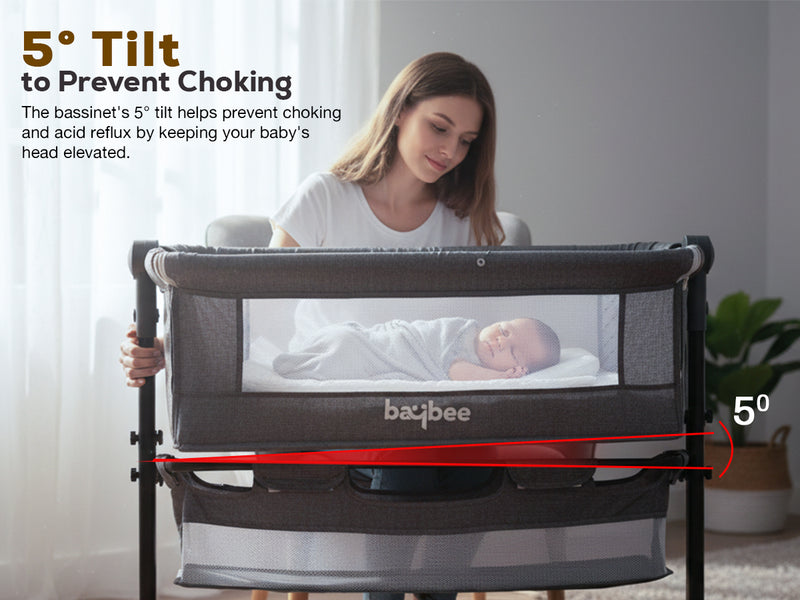Baybee 3 in 1 Baby Bedside Crib Bassinet for Kids — slide 2