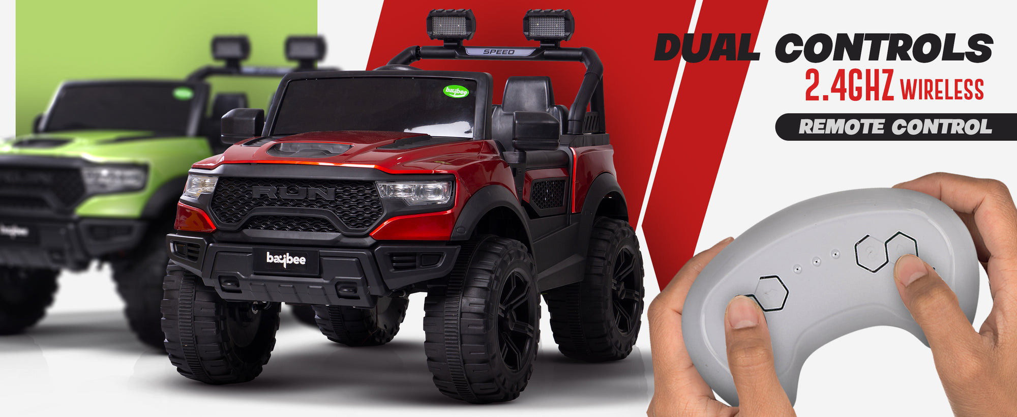 Baybee Run 4X4 Kids Battery Operated Jeep for Kids  (Painted) — slide 2
