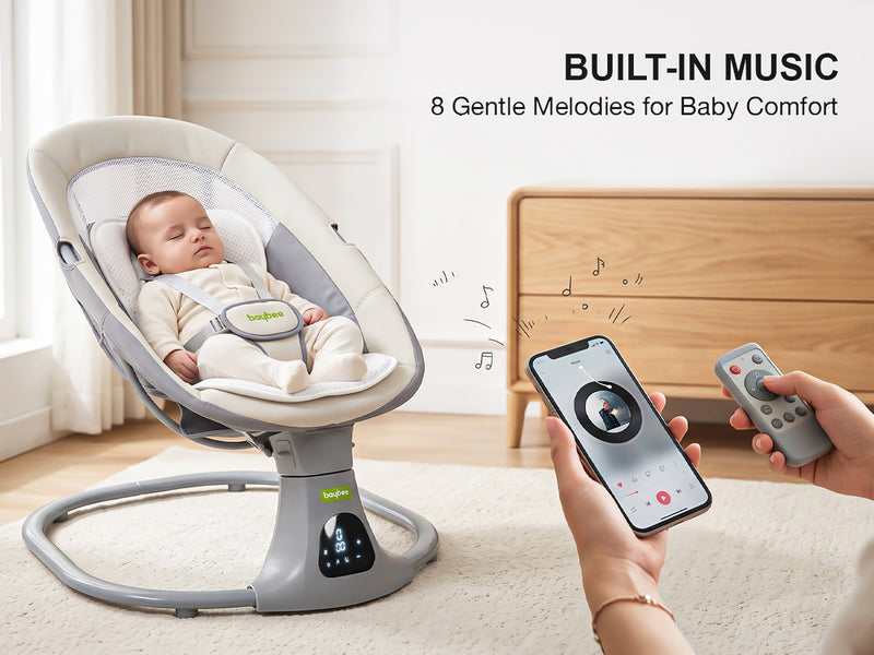 Baybee Automatic Baby Swing Cradle with Removable Padded — slide 2